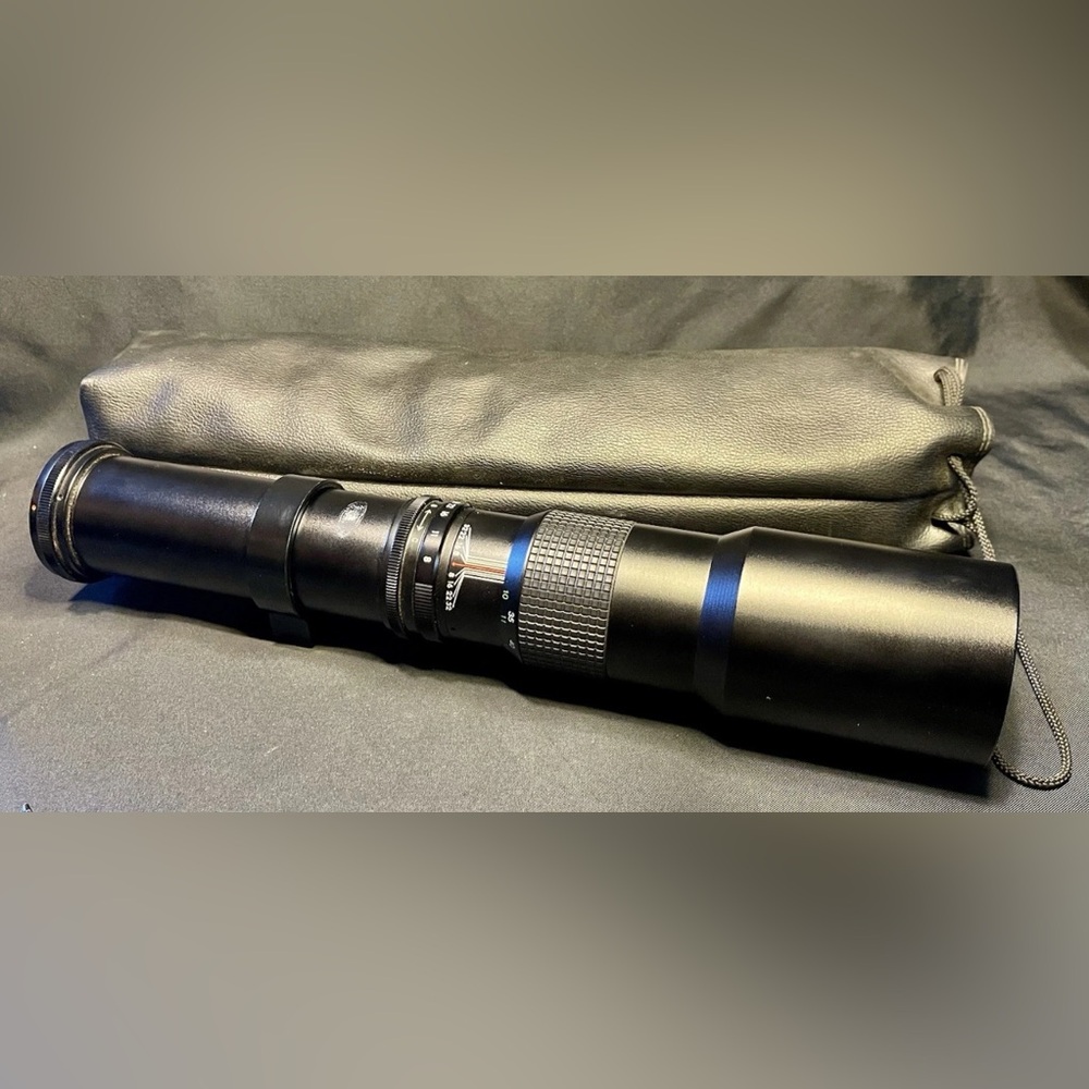 Vintage Tou Five Star 1:8 f= 500mm Lens Made Japan Telephoto Camera Lens Rokunar